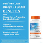 Doctor's BEST Omega-3 Fish Oil Supplement - 120 Softgels - image 3