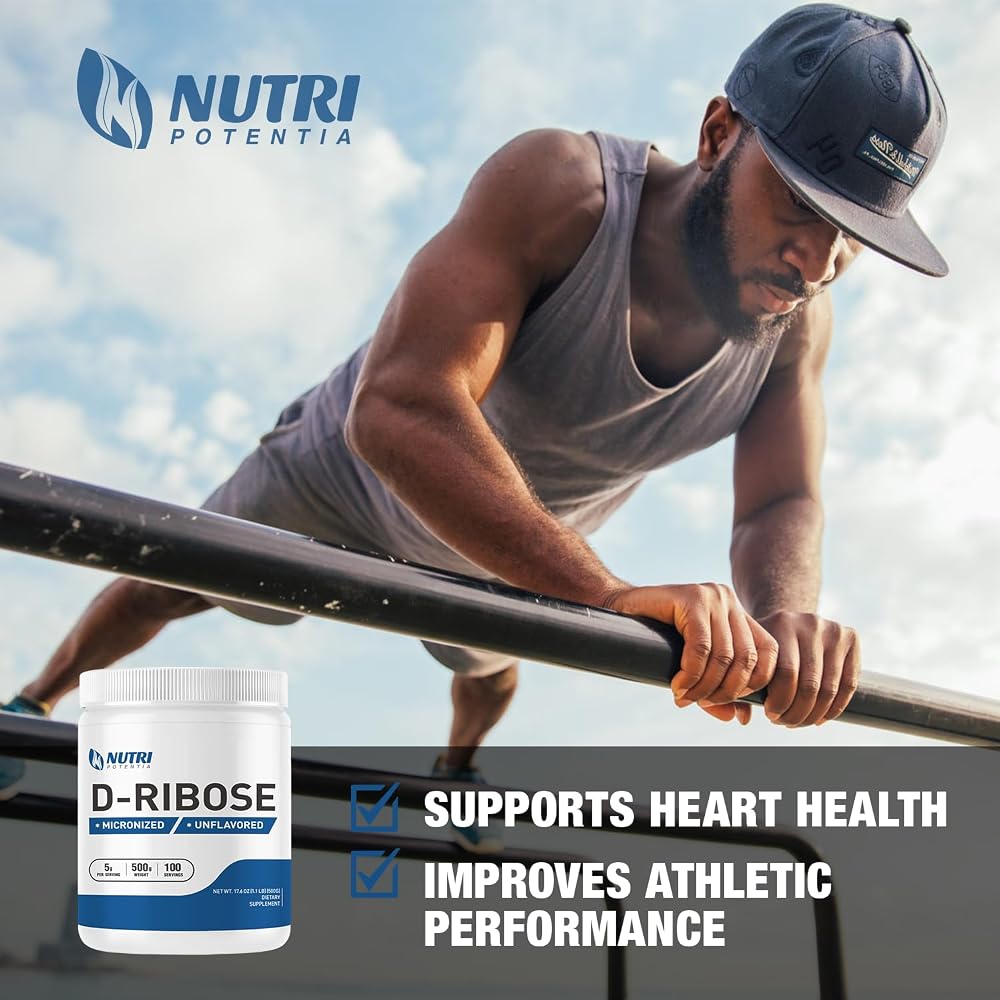 NUTRI POTENTIA Pure D-Ribose Powder for Energy - 500g - image 5