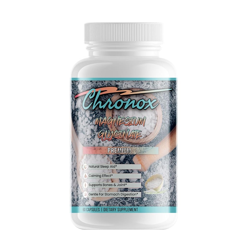 Chronox Magnesium Glycinate 400mg Sleep & Stress Relief - 60 Capsules