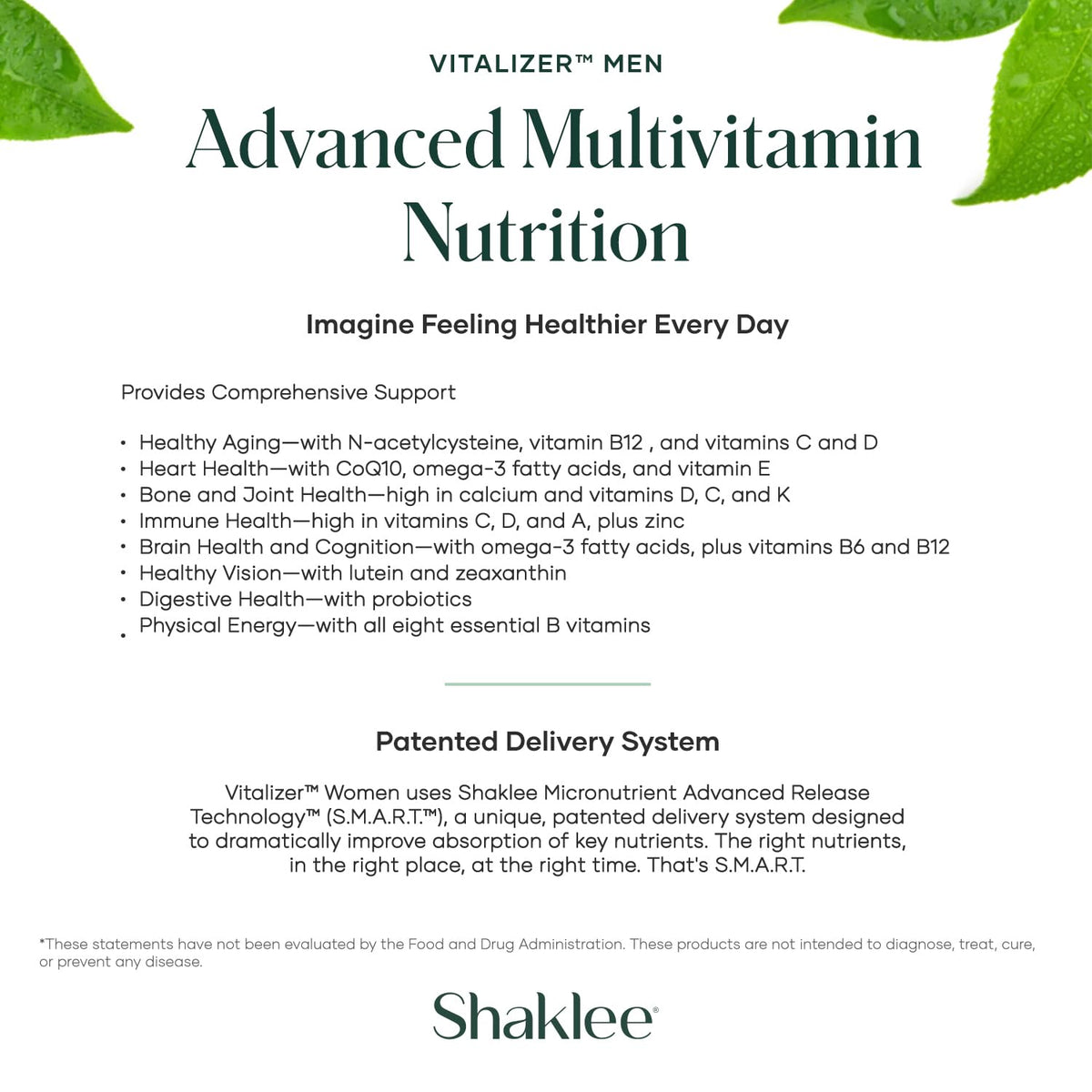Shaklee - Vitalizer™: Advanced Nutrition for Adults Over 50 - Vitamins