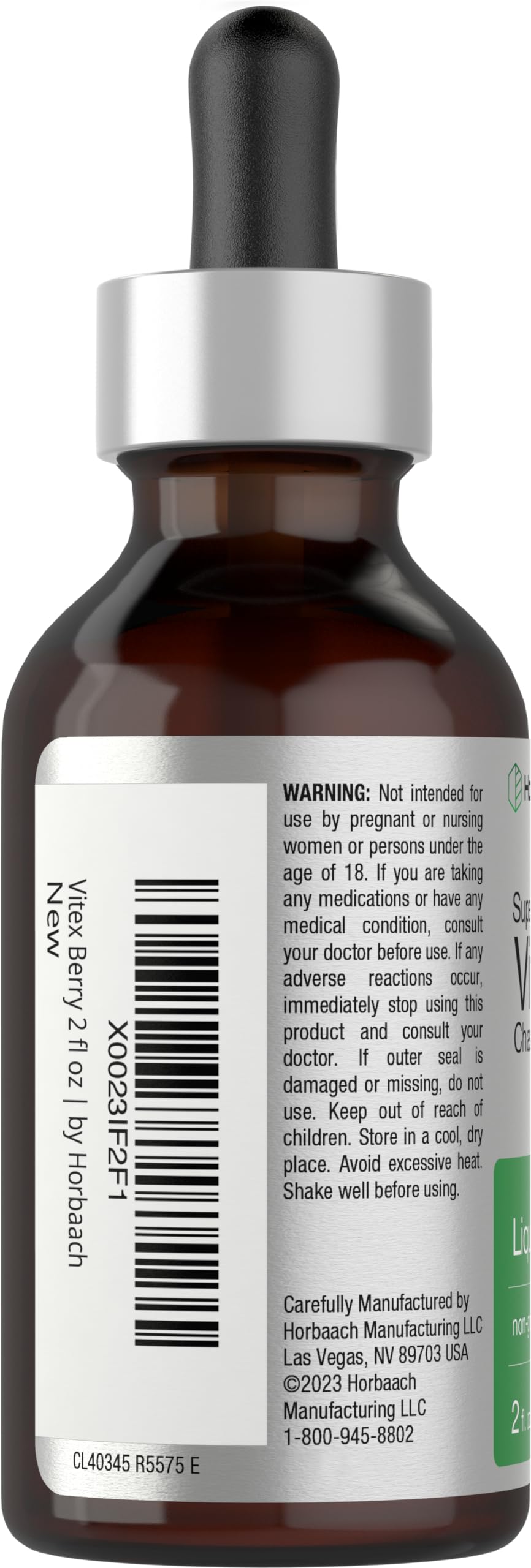 Horbäach Vitex Berry Chasteberry Extract Tincture - 2 fl oz - image 3