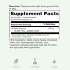 Yuve Natural Lactase Enzyme 9000 FCC Dairy Relief - 30 Chewables - image 5