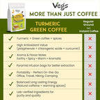 Vegs Turmeric Green Coffee Energy & Focus - 60 Pyramid Bags - image 8
