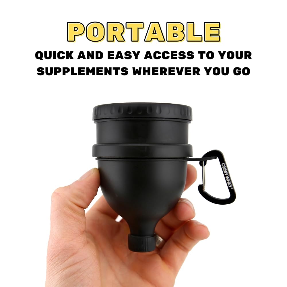 ONMYWHEY Shaker Bottle 20oz with Protein Powder Funnel - image 4