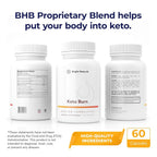 Bright Naturals Keto Burn - Keto BHB Supplement for Keto Diet