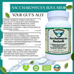 AlchePharma Saccharomyces Boulardii Probiotic - 90 Capsules - image 8