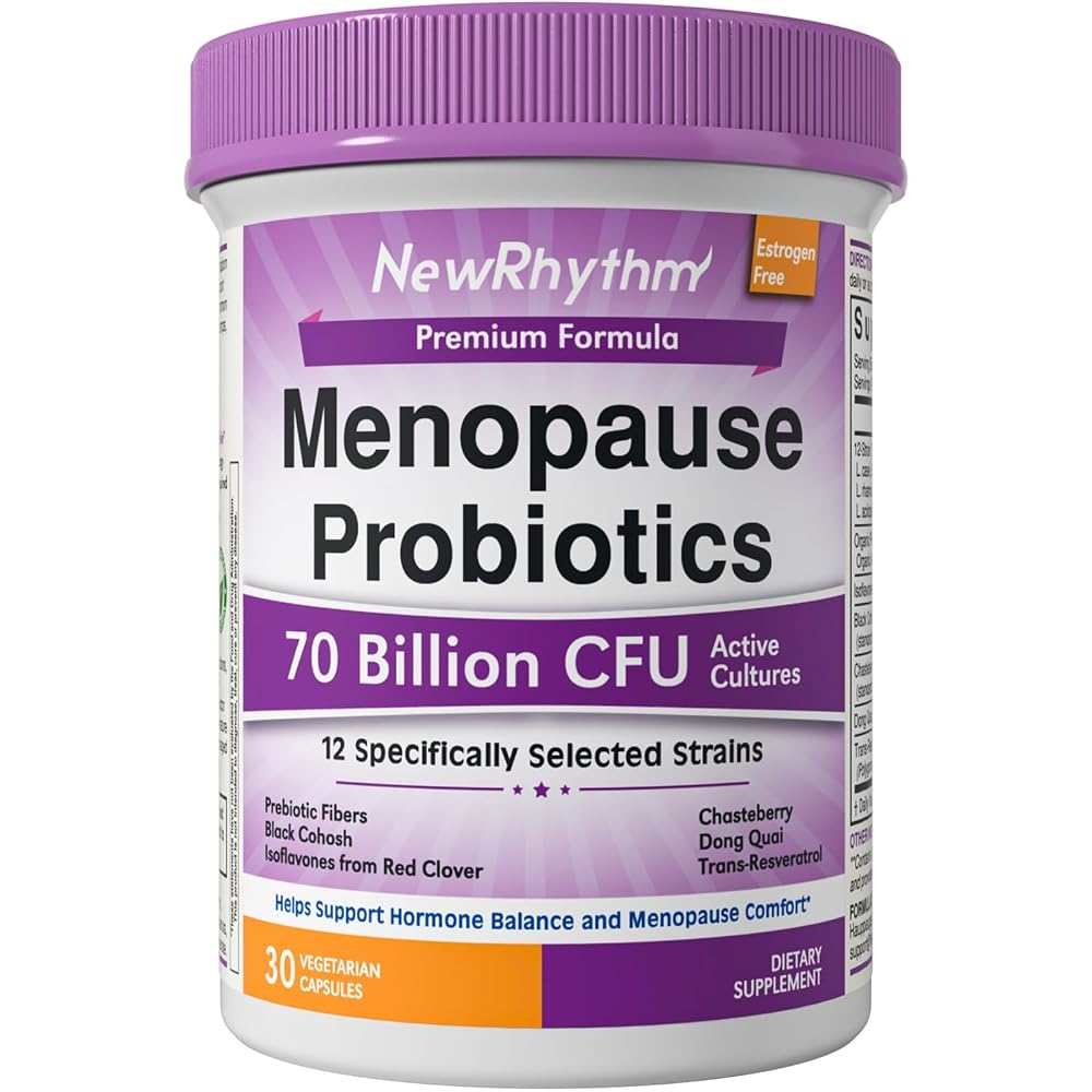 NewRhythm Menopause Probiotics for Women - 30 Capsules