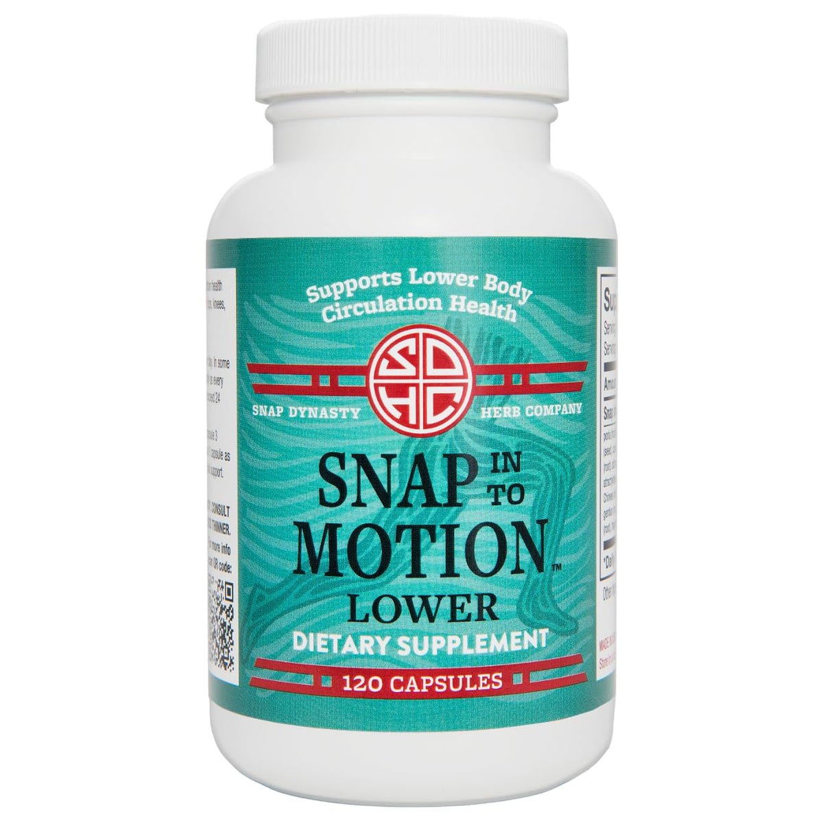 Snap Dynasty Herb Company Snap Into Motion Lower - 120 Capsules