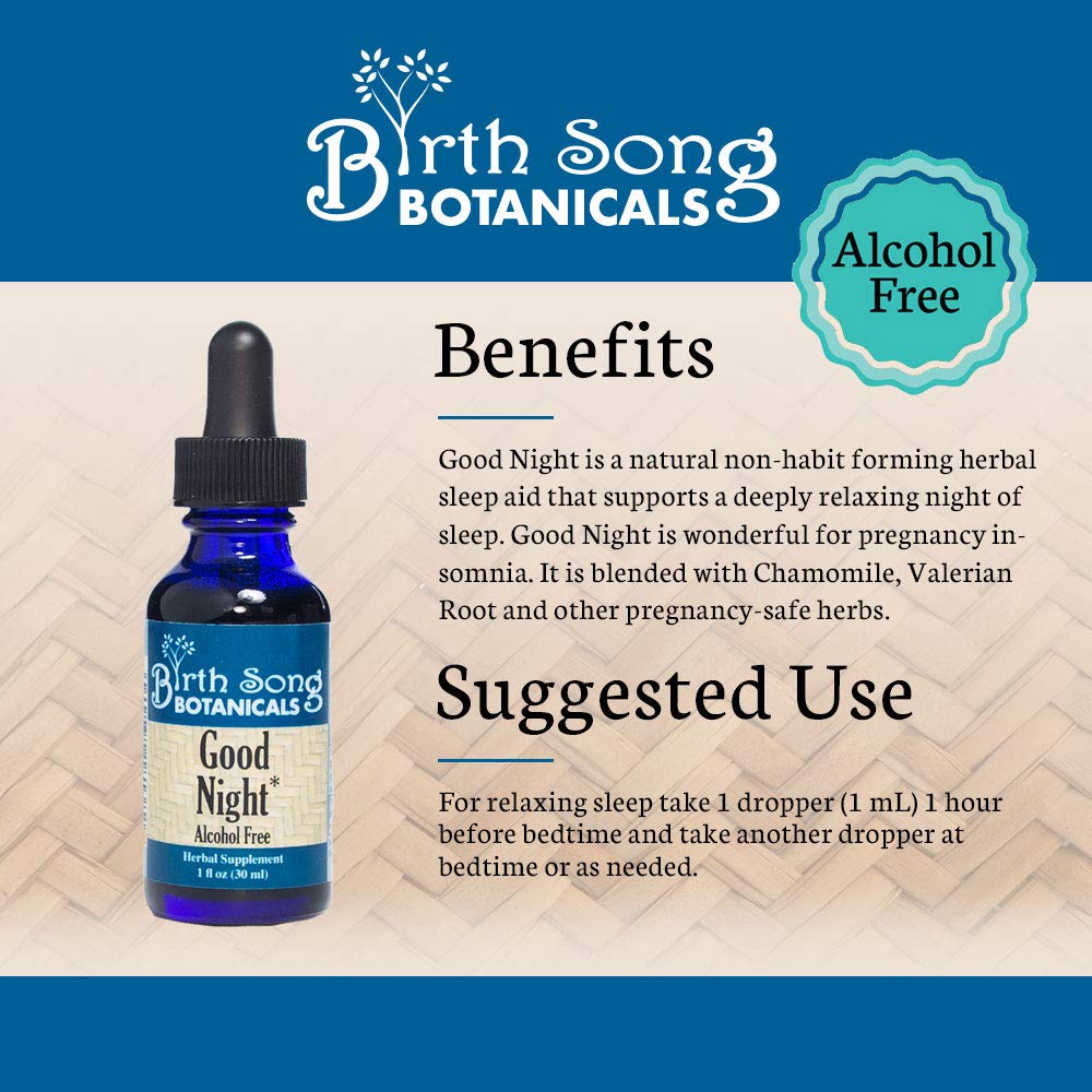 Birth Song Botanicals Good Night Herbal Sleep Tincture for Sleep - 1 Fl Oz - image 4