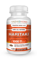 Vadik Herbs Certified Organic Haritaki Capsules - 100 Vegetarian Capsules