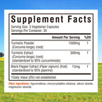Innate Vitality Turmeric Curcumin 1800mg with Black Pepper - 90 Capsules - image 2