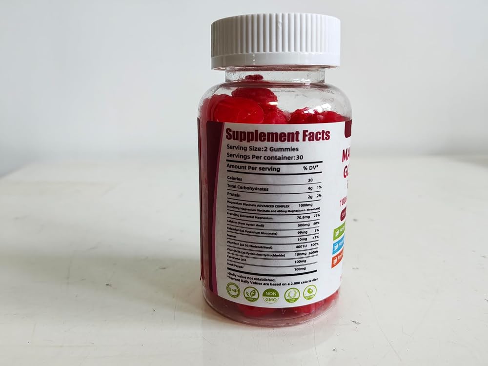 Sevenhills Wholefoods Magnesium Glycinate Gummies 1000mg - 60 Gummies - image 4