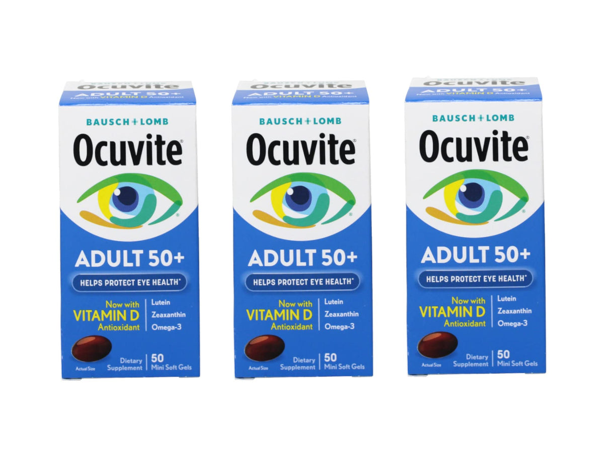 Ocuvite Adult 50+ Eye Vitamin with Lutein & Omega-3 - 150 Softgels