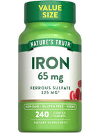Nature's Truth Iron 65mg Tablets - 240 Count