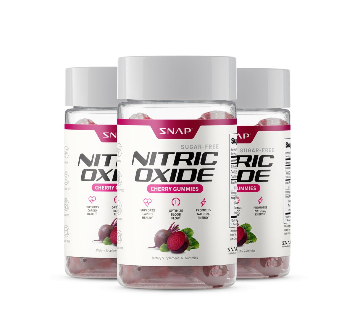 Snap Supplements Nitric Oxide Beet Root Gummies