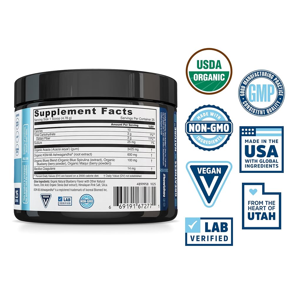 ZHOU Daily Blues Blueberry Superfood Powder - 25 Servings - image 2
