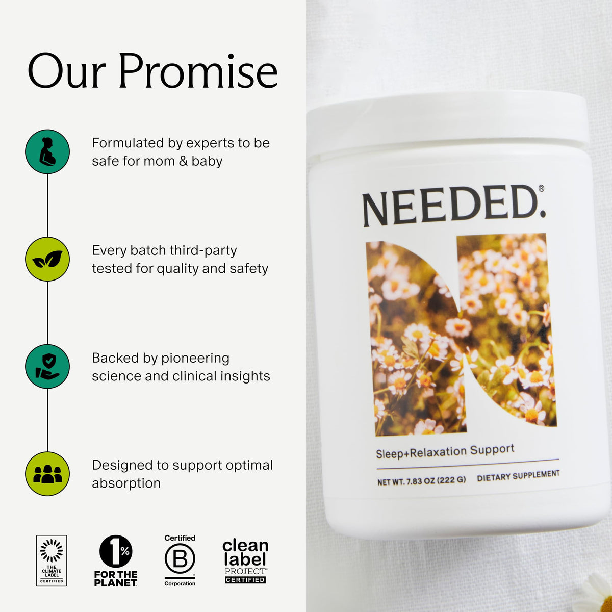 Needed. Sleep and Relaxation Support Magnesium Powder - 30-Day Supply - image 6
