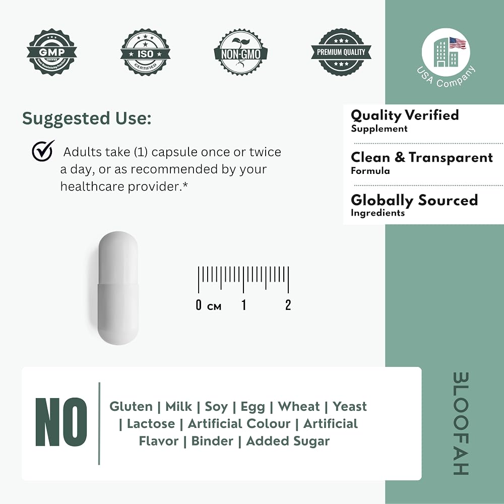 Bloofah Onion Extract Capsules 500mg - 120 Capsules - image 5