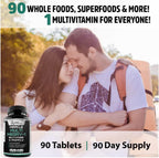 Hybrid Nutraceuticals MEGAV-1 Multivitamin with Probiotics - 90 Tablets - image 4
