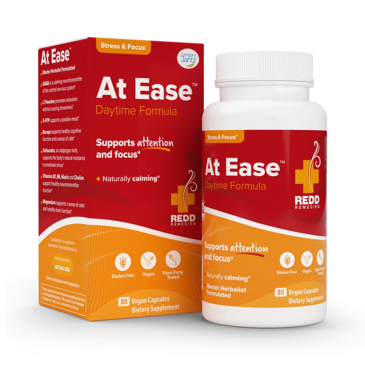 Redd Remedies At Ease Daytime Tablet - 80 Count