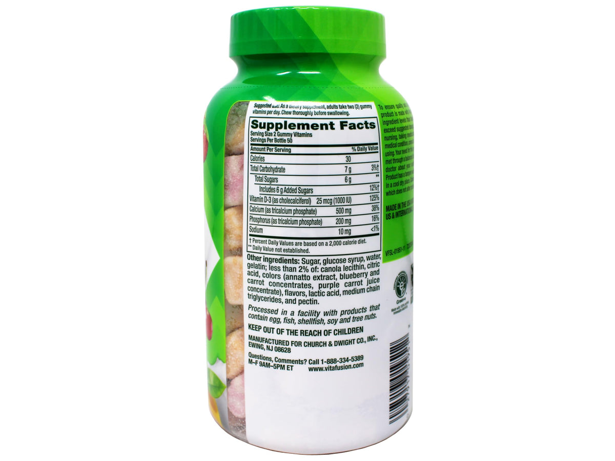 Vitafusion Calcium Gummy Vitamins for Adults 500 mg - 400 Count - image 5