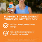 Doctor's BEST Vitamin B12 Methylcobalamin Energy Support - 180 Capsules - image 6