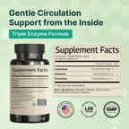 VINATURA Lumbrokinase Serrapeptase Nattokinase - 60 Capsules - image 3