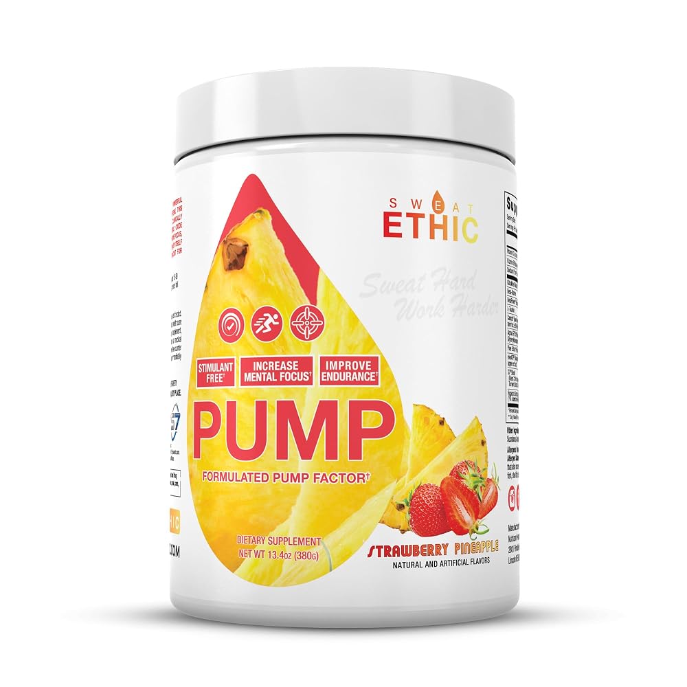 Sweat Ethic Pump Pre Workout Powder