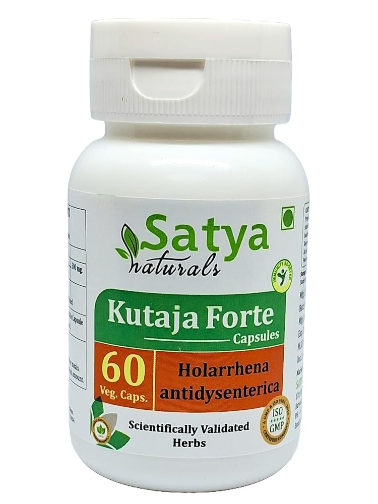Satya Naturals Kutaja Forte Capsules 500 mg. 60 Veg. Capsule