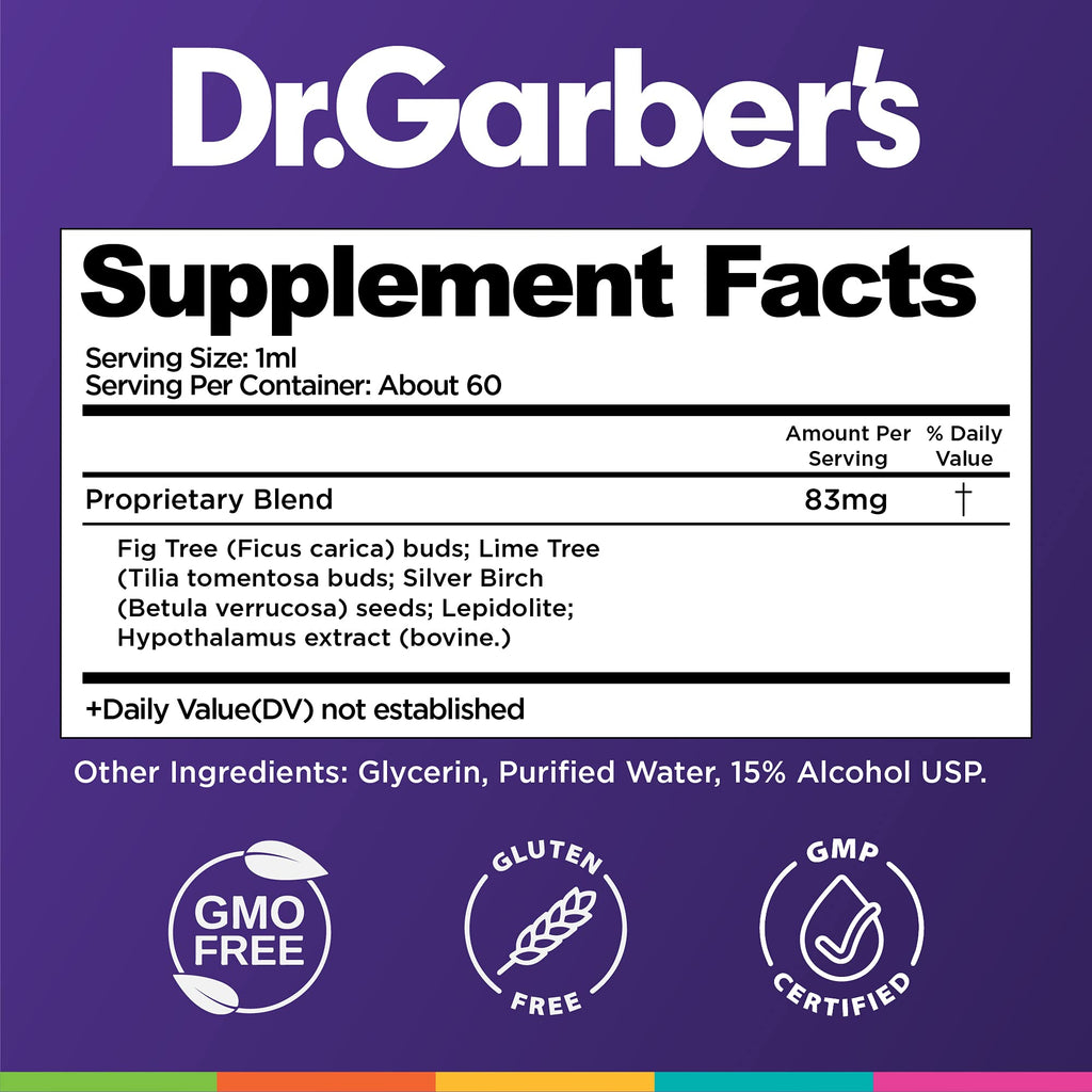 DR.GARBER'S Dr. Garber's Stress Support Oral Drops for Calm Mind - 60ml - image 2