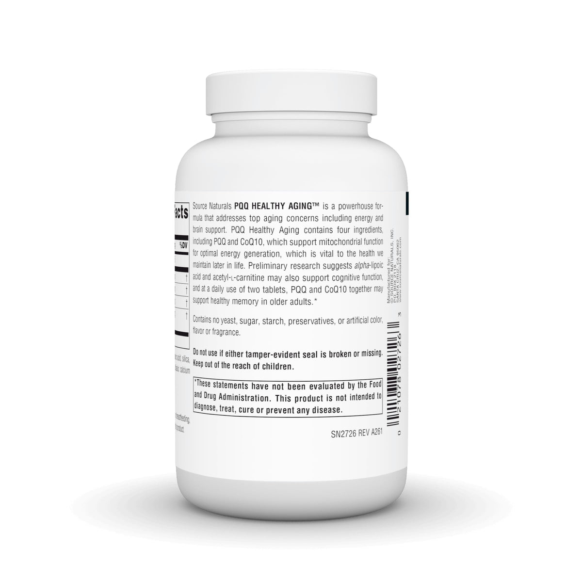 Source Naturals PQQ Healthy Aging - for Mitochondrial Energy & Brain