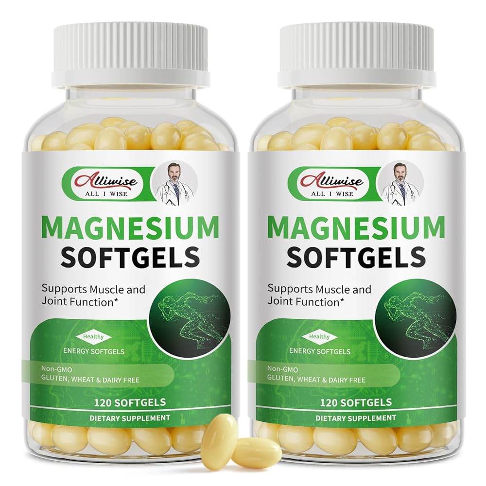 Alliwise Magnesium Glycinate Supplement 500mg