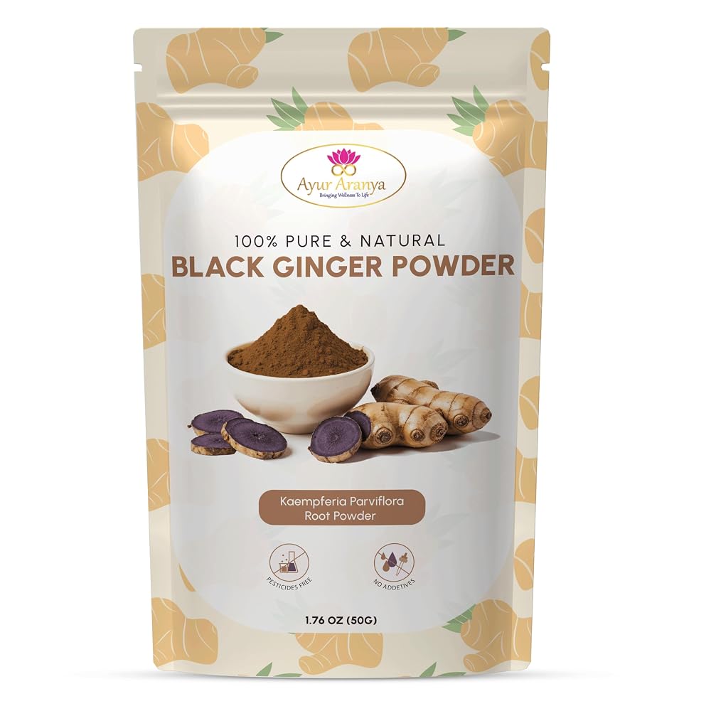 Mountain Essentials Black Ginger Powder Stamina & Energy - 50g
