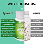 PYUNAFIT Potassium Supplement 1000mg - 90 Capsules - image 6