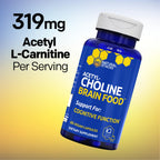 Natural Stacks Acetylcholine Brain Food with Alpha GPC - 60 Capsules - image 3