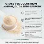 Wild Foods Colostrum Supplement Powder for Natural IgG Pure Whole