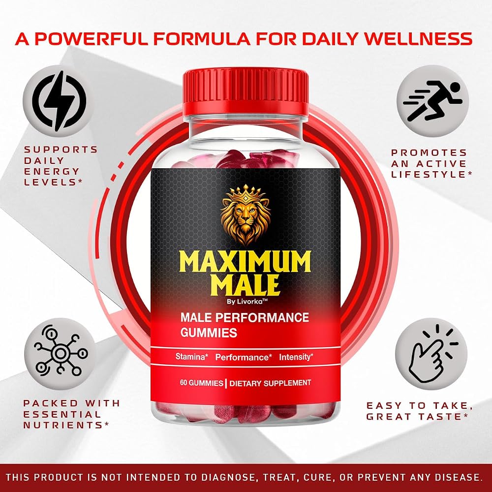 LIVORKA Maximum Male Gummies - 300 Gummies - image 2