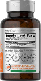 Horbäach Vitamin D3 2000 IU - 150 Softgels - image 2