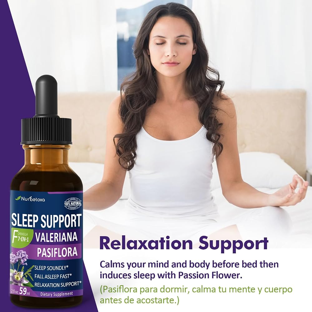 Nurbetoxa Valerian Sleep Support Drops - 2 Fl Oz - image 3
