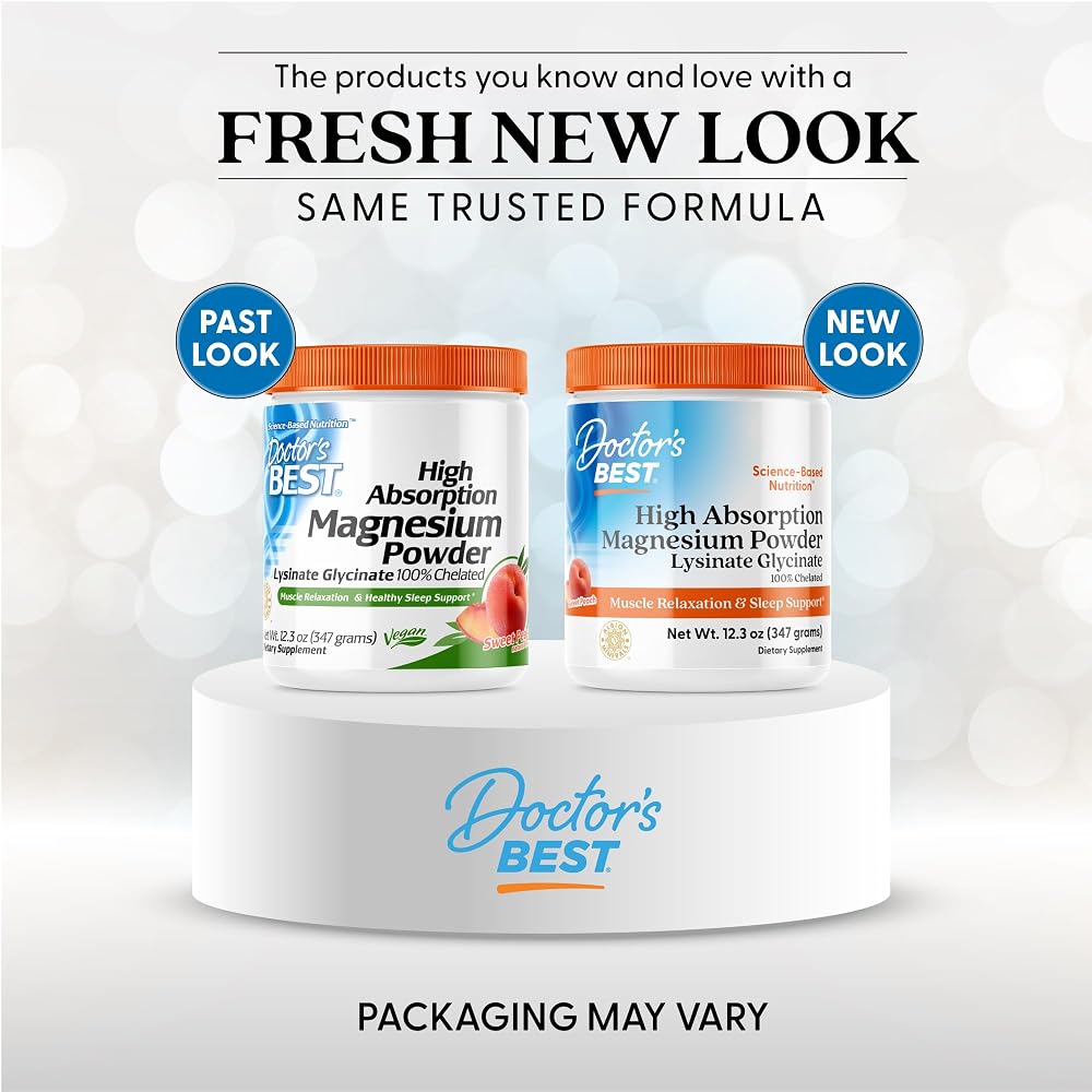 Doctor's Best Magnesium Glycinate Powder for Sleep - 12.3 oz - image 2