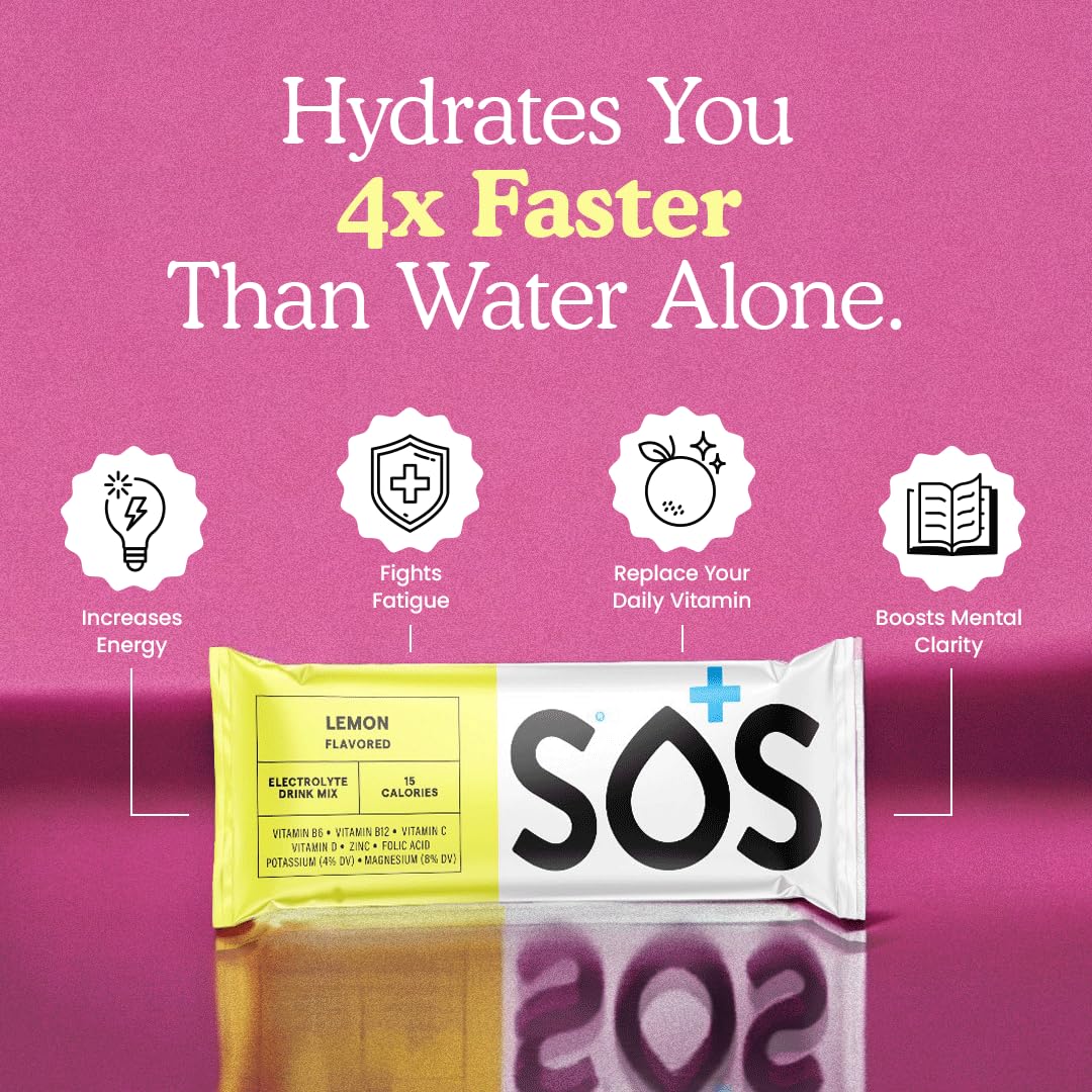 SOS Hydration Electrolyte Powder Sticks