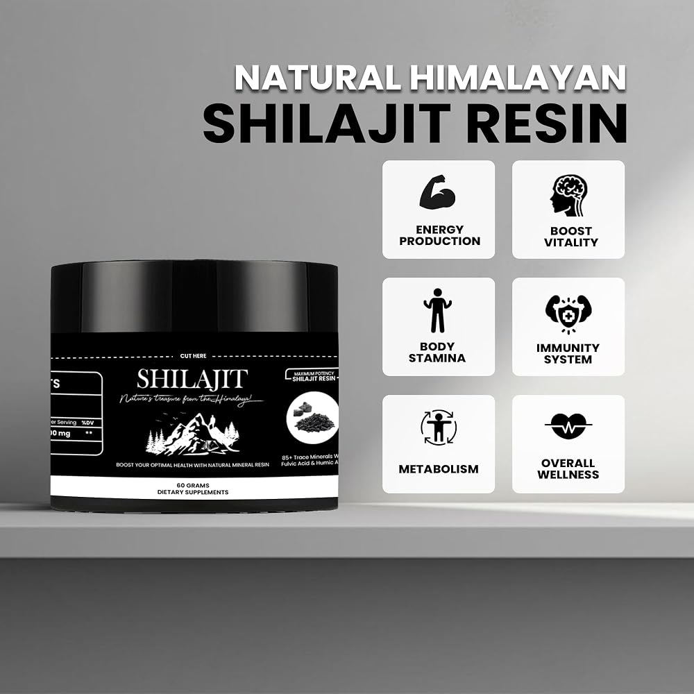 Pacific Pelican Shilajit Pure Himalaya Resin - 100% Pure Shilajit