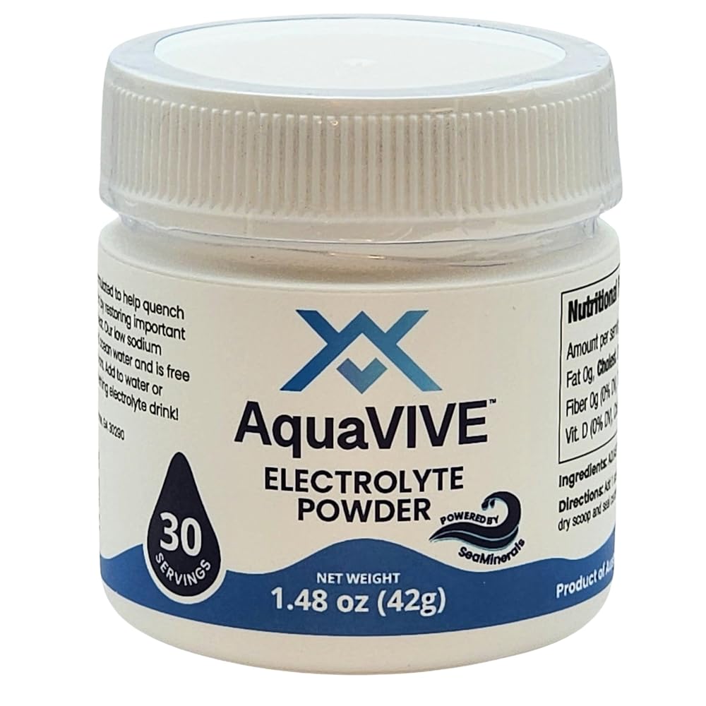 AquaVIVE Electrolyte Drink Mix Powder Unflavored - 30 Servings