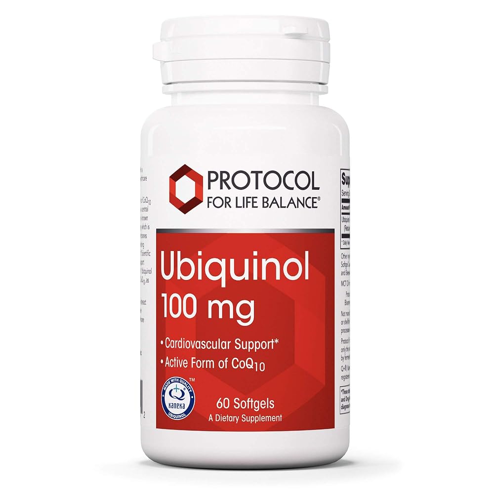 PROTOCOL FOR LIFE BALANCE Ubiquinol 100 mg Heart Support - 60 Softgels
