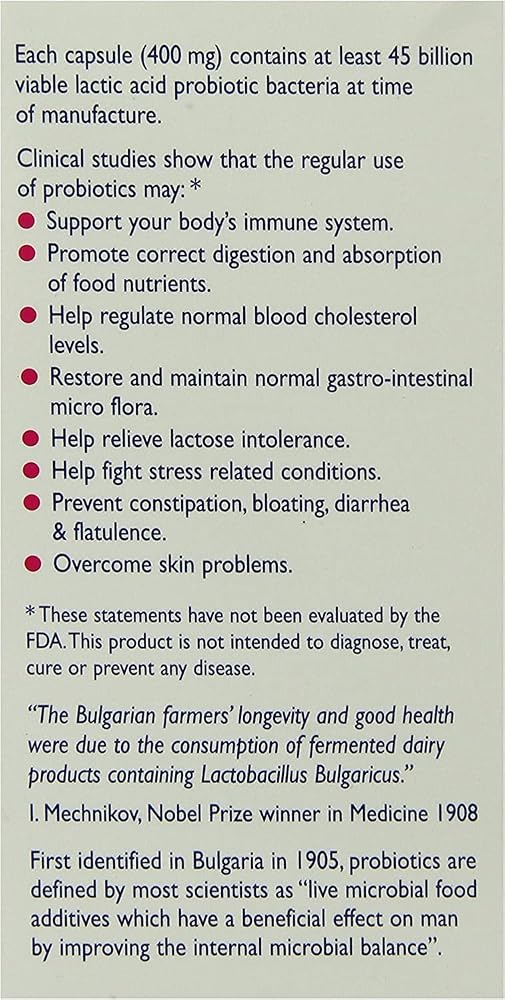 Kendy Actiflora+ Synbiotic Probiotic - 100 Vegetarian Capsules - image 2