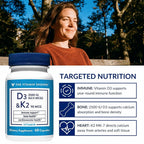 The Vitamin Shoppe Vitamin D3 2500 IU & K2 90 MCG - 60 Capsules - image 6
