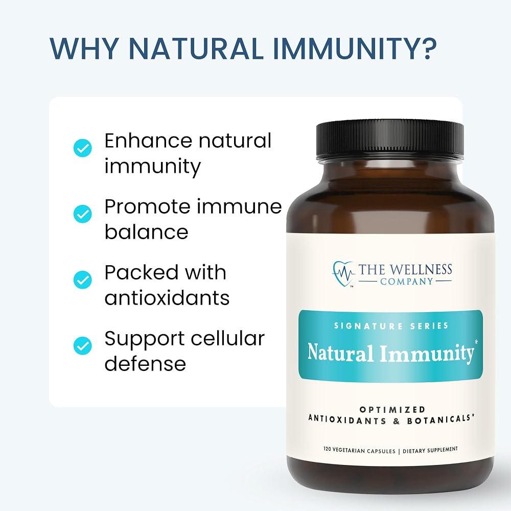 The Wellness Company Natural Immunity Immune Defense - 120 Capsules - image 5