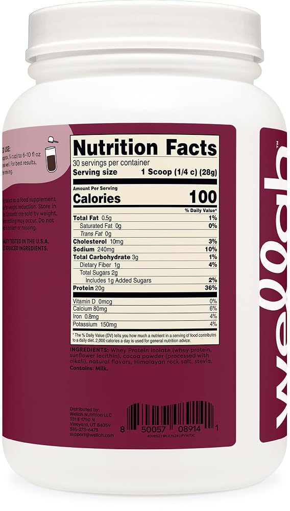 Wellah Protein Your Whey (30 Servings