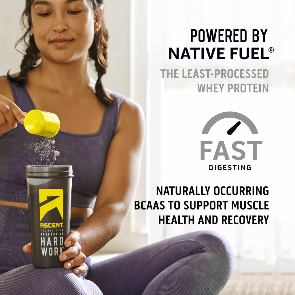 Ascent Whey Protein Powder - Post Workout Whey Protein Isolate