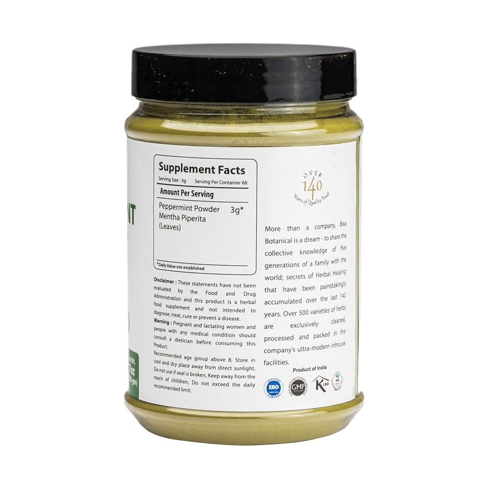 bixa BOTANICAL Peppermint Leaves Powder - image 3